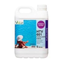"Floculante líquido para piscina – Envase de 5 litros para eliminar turbidez y clarificar el agua"