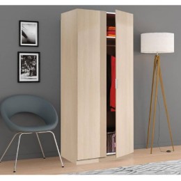 Armario Low Cost 2 puertas acabado roble