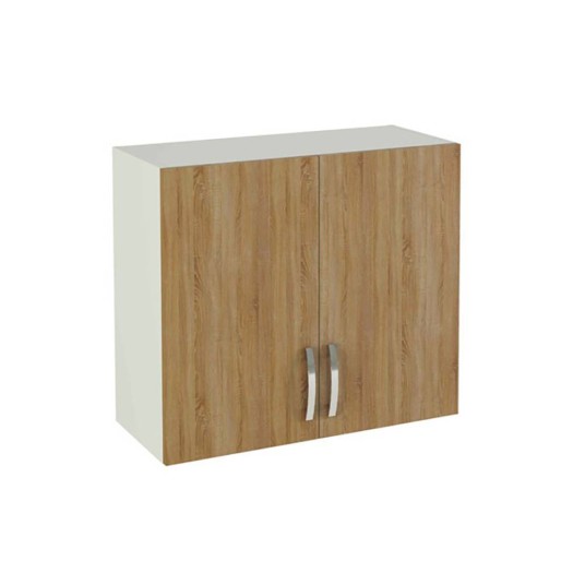 Módulo de cocina colgante Mekablock 2 puertas acabado roble 70x80x33 cm