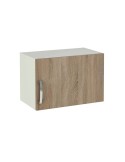 Módulo alto de cocina color roble con 1 puerta de Mekablock 40x60x35 cm