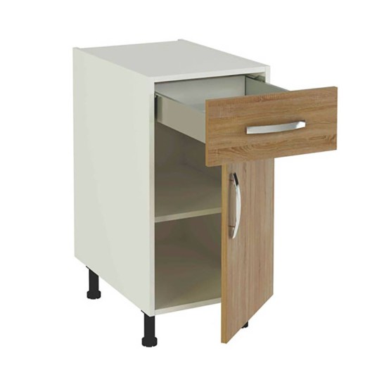 MUEBLE BAJO CON CAJON Y PUERTA ROBLE