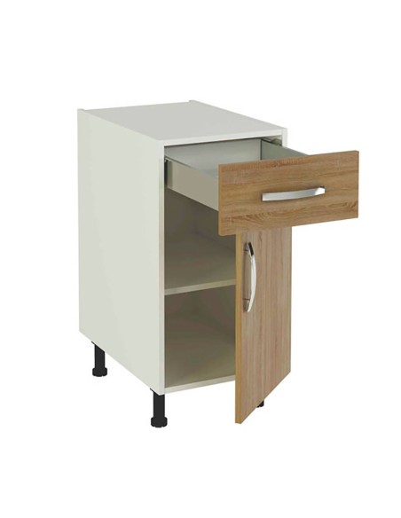 MUEBLE BAJO CON CAJON Y PUERTA ROBLE