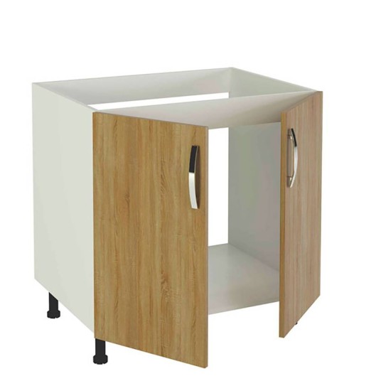 MUEBLE BAJO FREGADERO 2P. ROBLE