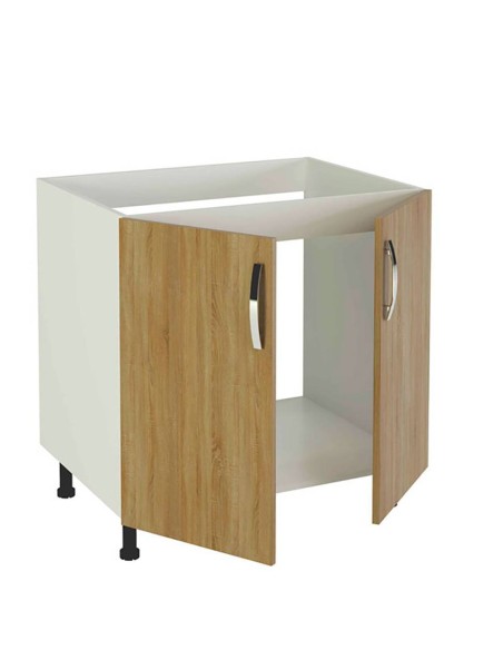 MUEBLE BAJO FREGADERO 2P. ROBLE