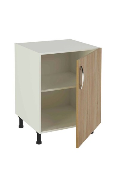 MUEBLE BAJO CON 1 PUERTA ROBLE