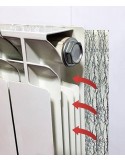 panel reflectante para radiador color plata