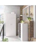 ARMARIO MULTIUSOS ESCOBERO USE 2 PUERTAS BLANCO