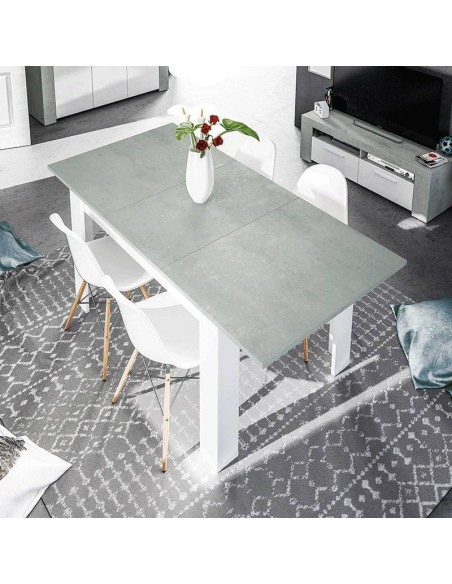 MESA DE COMEDOR KENDRA CEMENTO