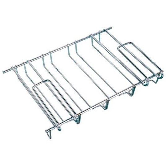 Colgador WENKO para 12 copas con goma antideslizante en armario de cocina.