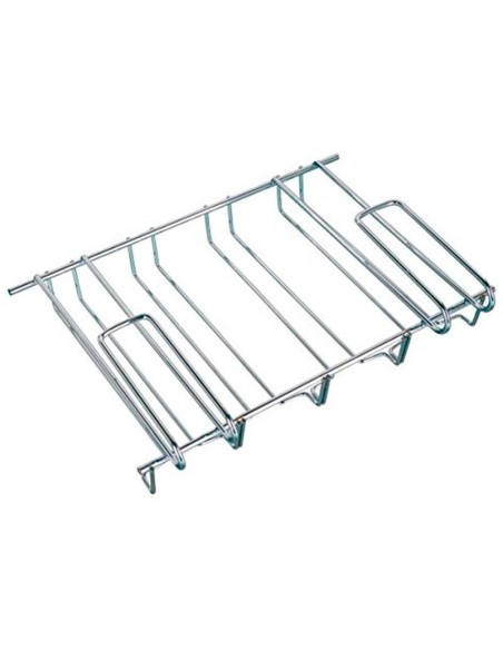 Colgador WENKO para 12 copas con goma antideslizante en armario de cocina.