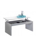 Mesa de Centro Elevable Blanca