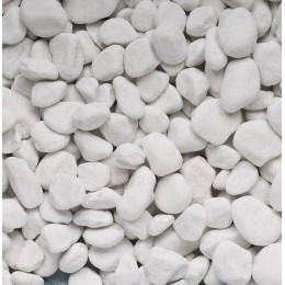 Bolo de mármol blanco 20-40 mm para jardín